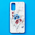 Чехол для смартфона S11 Lite (Принт цветы, пластик)